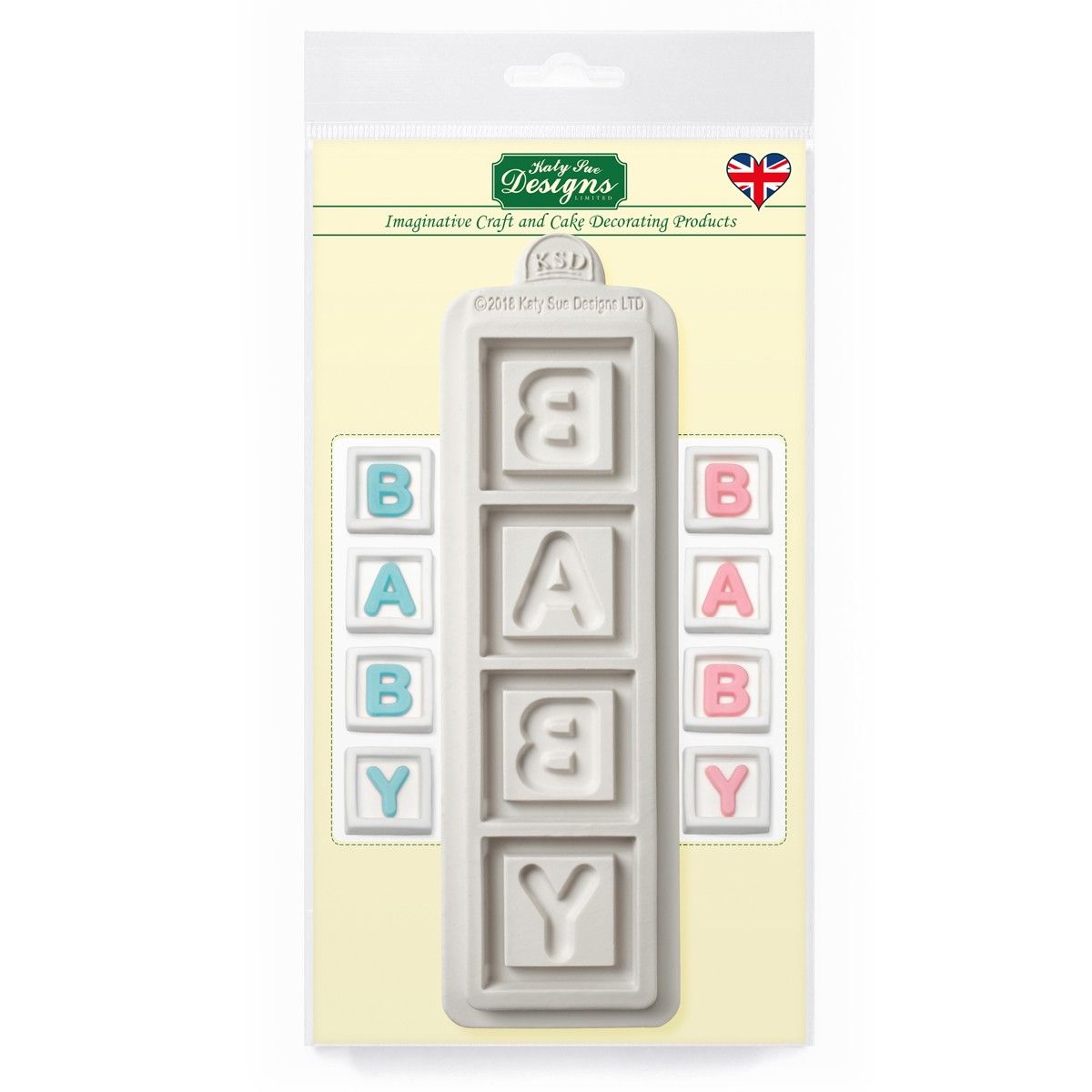 Forma Baby blok, CE0074 Katy Sue Mould - Baby Blocks