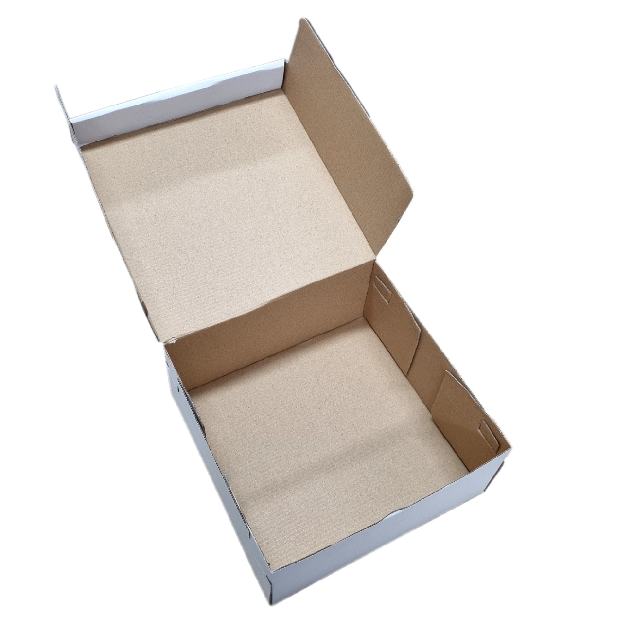 Krabica na zákusky biela 22x22x10 cm, VL