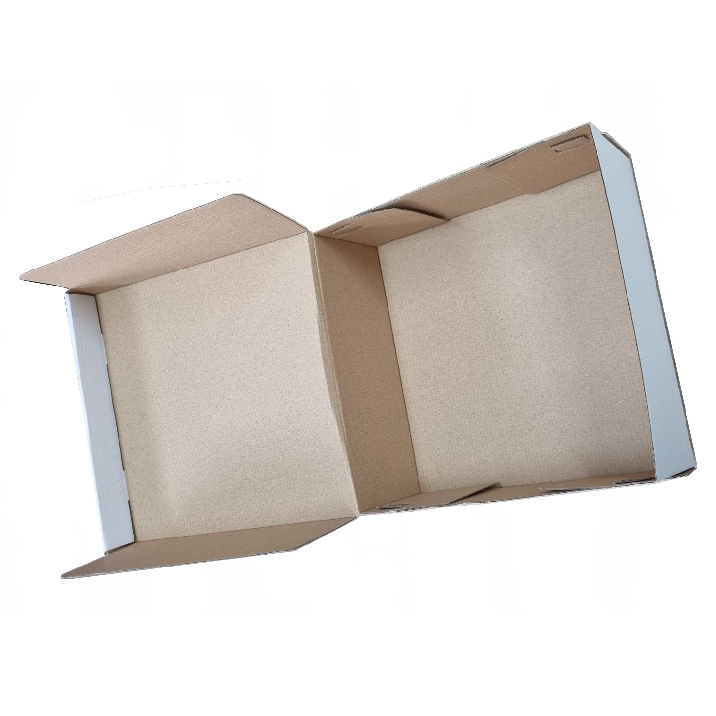 Krabica na zákusky biela 25x25x10 cm, VL