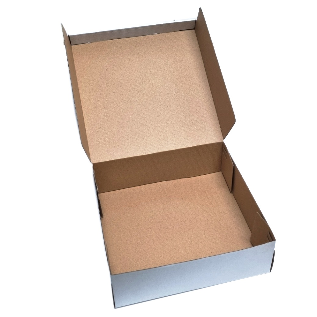Krabica na zákusky biela 32x32x10 cm, VL