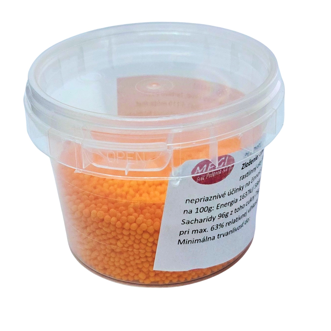 Nonpareils oranžové 50g, 014101