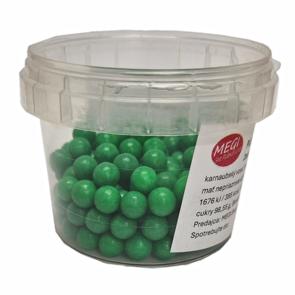 Perly cukrové zelené 7mm, 50g, LPRL-032.1.