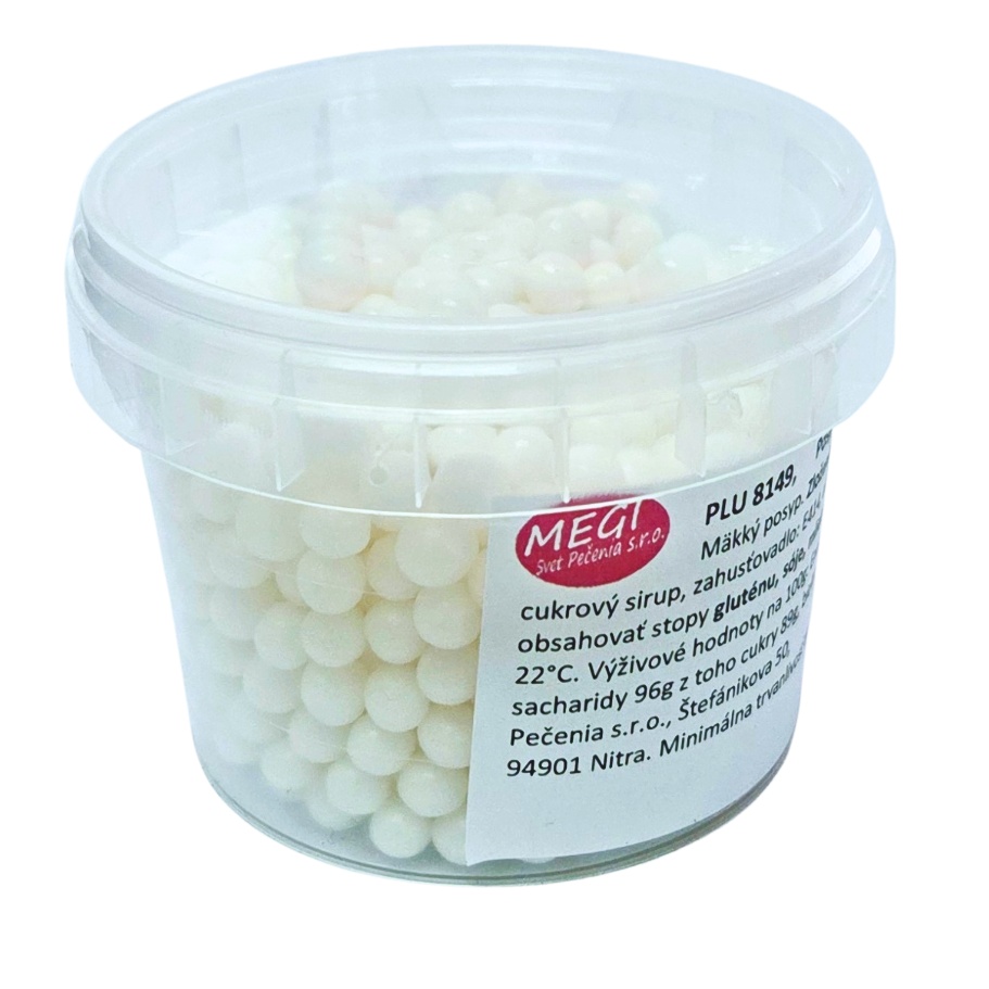 Posyp Fun Cakes - Soft 5mm Medium White 70g, F54140