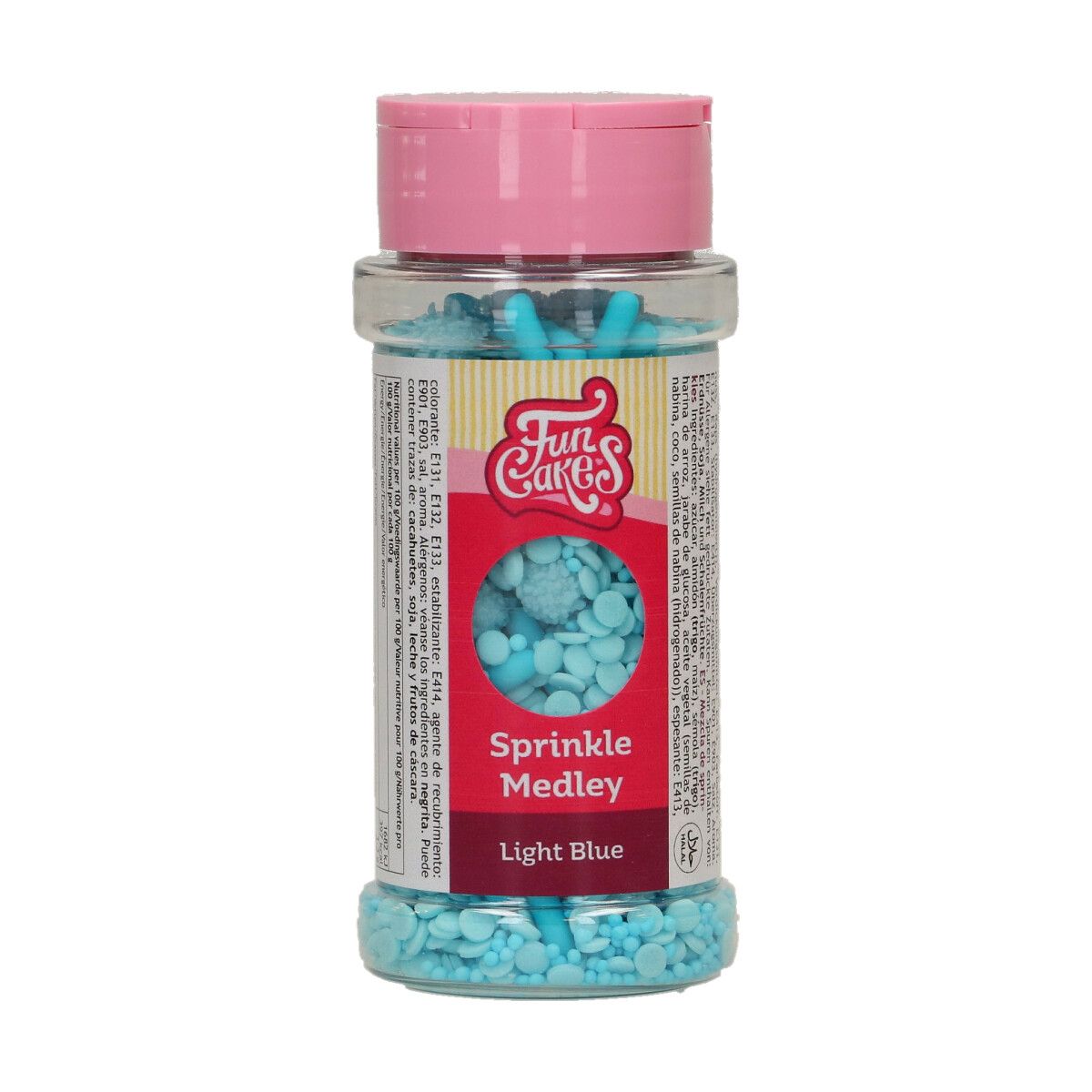 Posyp Fun Cakes - Sprinkle Medley - Light Blue 70g, F53209