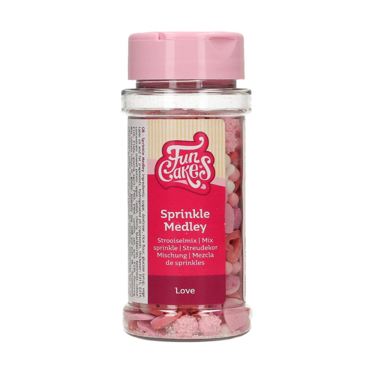 Posyp Fun Cakes - Sprinkle Medley - Love 50g, F51385