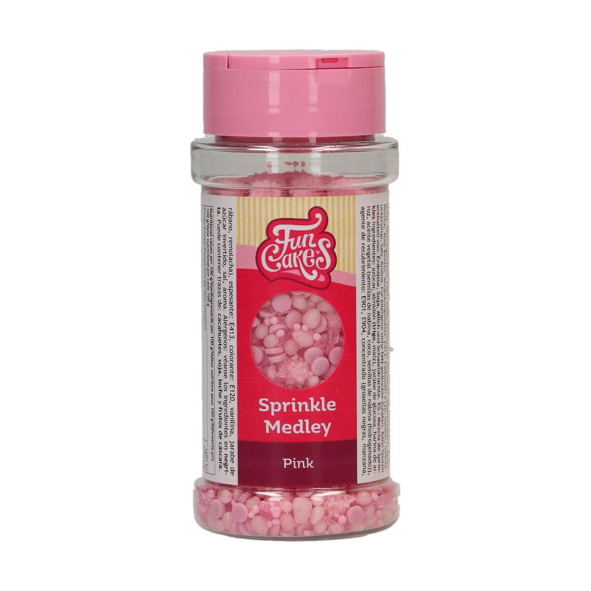 Posyp Fun Cakes - Sprinkle Medley - Pink 70g, F53305