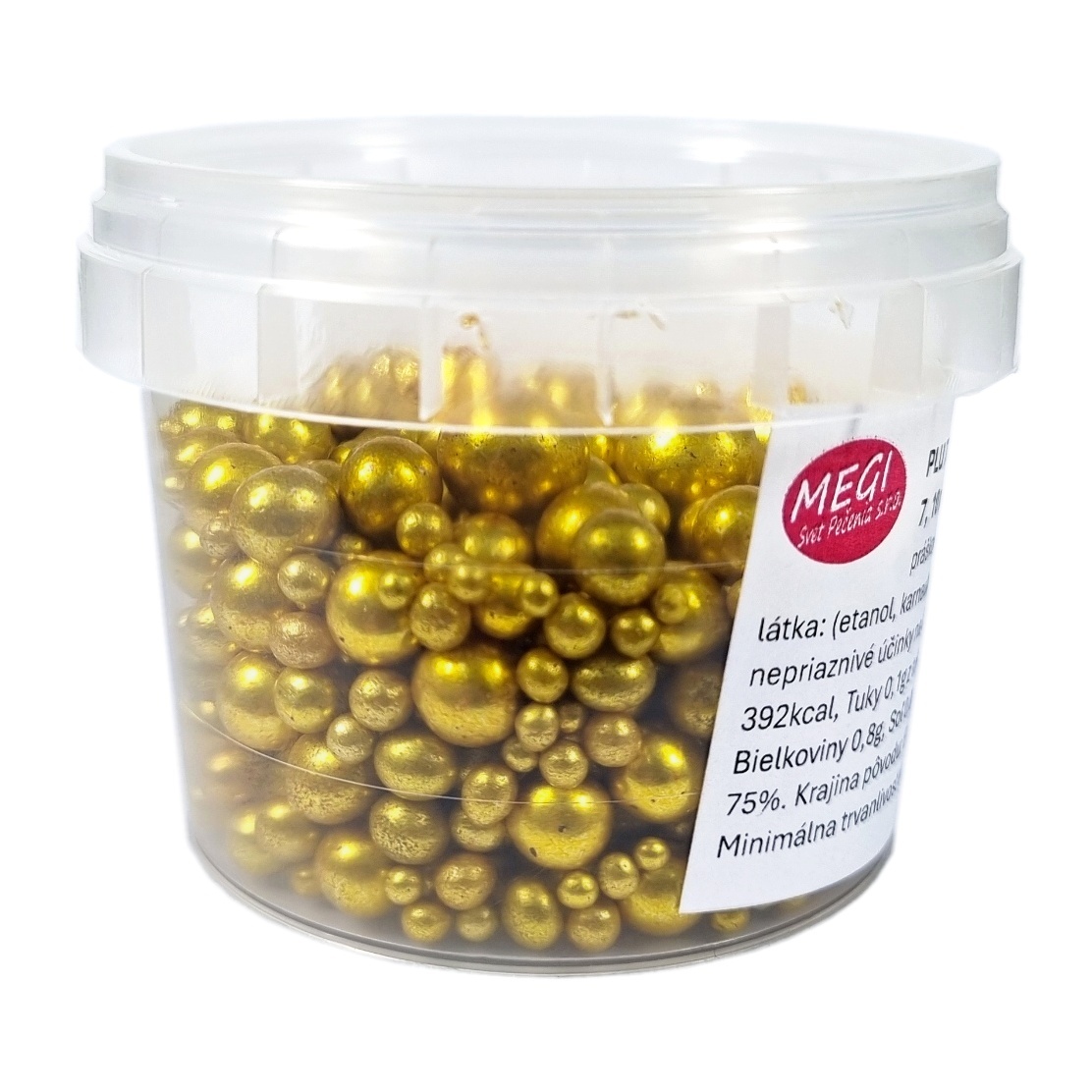 Posyp Perly metalické Antique Gold 70g, 3, 4 , 5, 7, 10 mm, SD pearls, 1003