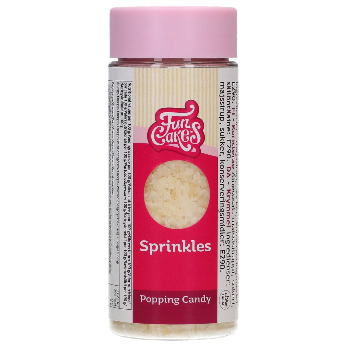 Praskajúce cukríky 70g, FunCakes Popping Candy, F51950