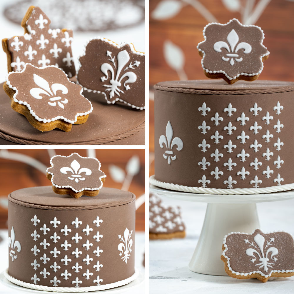 Stencil šablóna Giglio, Decora