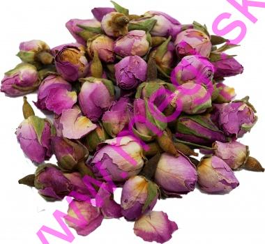 Sušené jedlé kvety (puky ruží) v skle 195 ml - 33197 - Small Pink Rose Buds