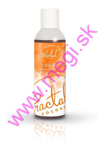 Airbrush farba tekutá Orange (oranžová) 100ml, Fractal