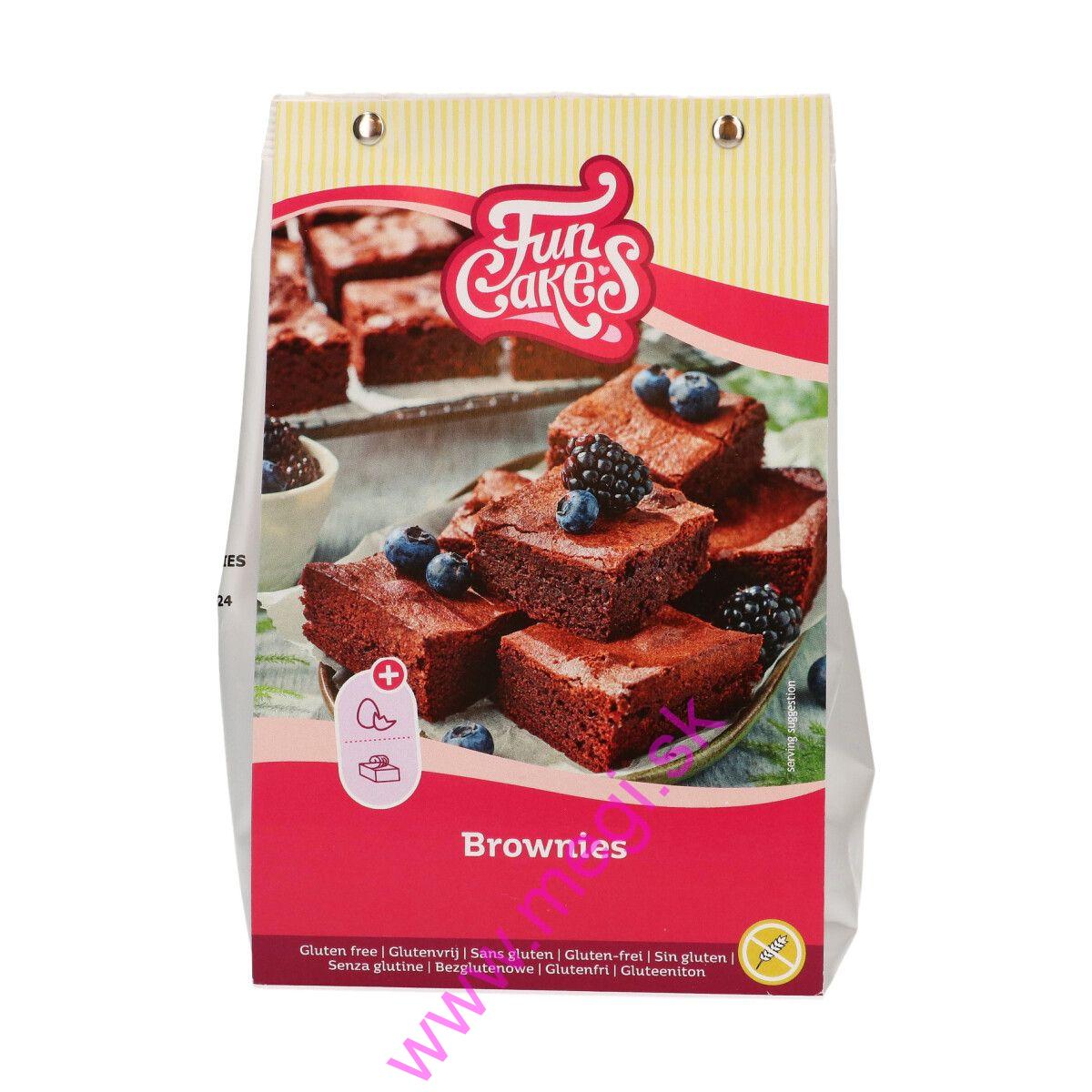 Fun Cakes - Brownies 500g, BEZ GLUTÉNU, F11100, FunCakes Mix for Brownies, Gluten Free