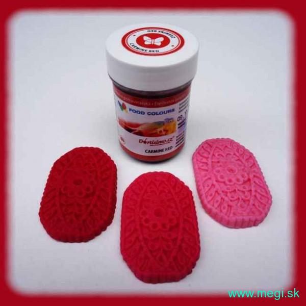 Gelová farba Carmine Red - Karmínovo Červená 35g, Food Colours