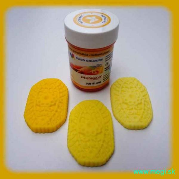Gelová farba Sun Yellow - Slnečná Žltá 35g, Food Colours