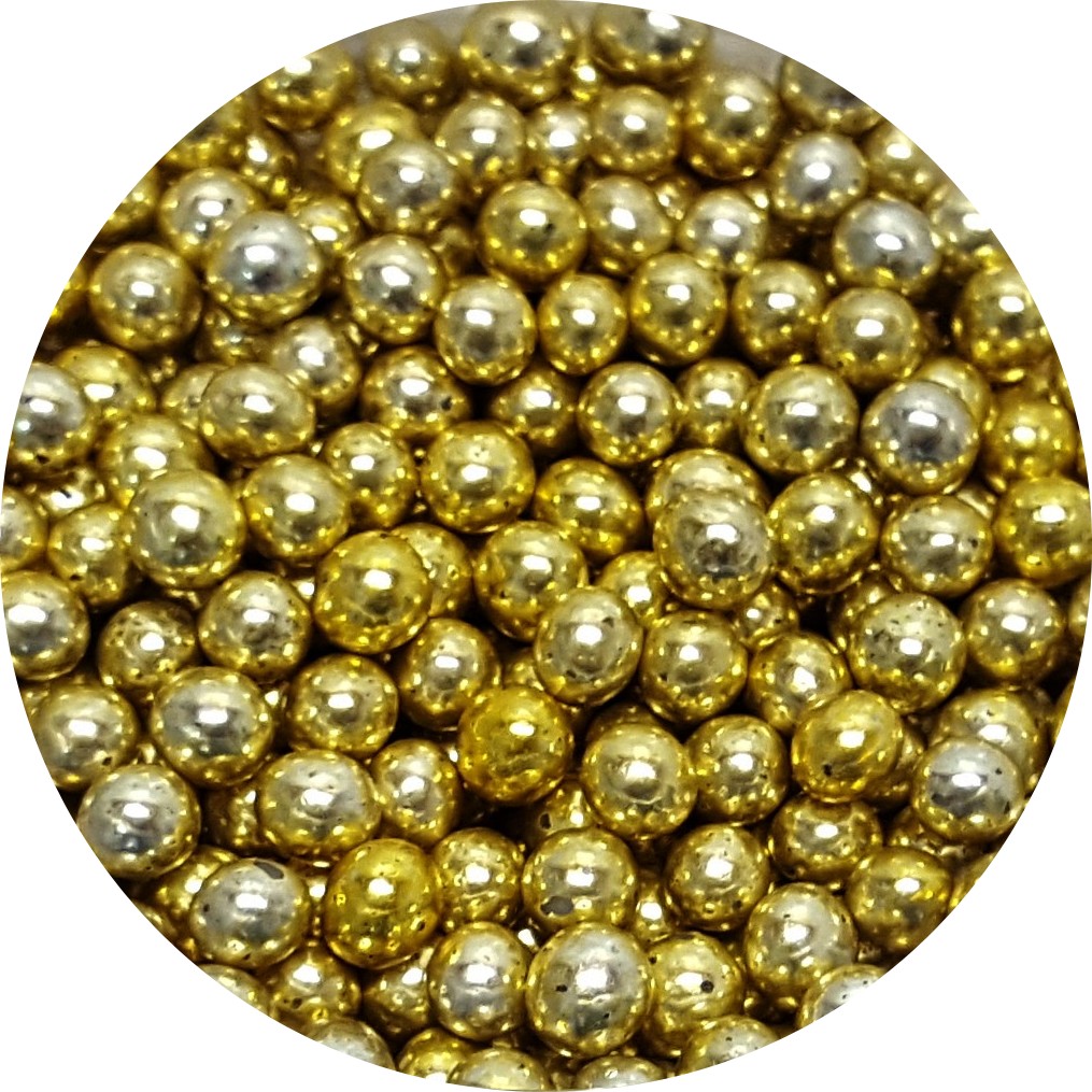 Perličky zlaté I. 50g - AMO41