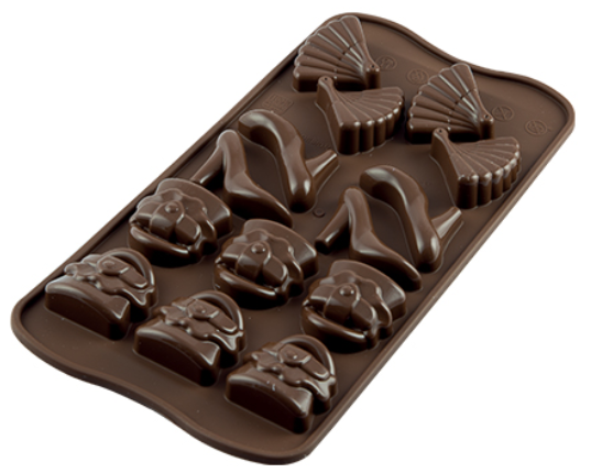 Silikónová forma na čokoládu - FASHION