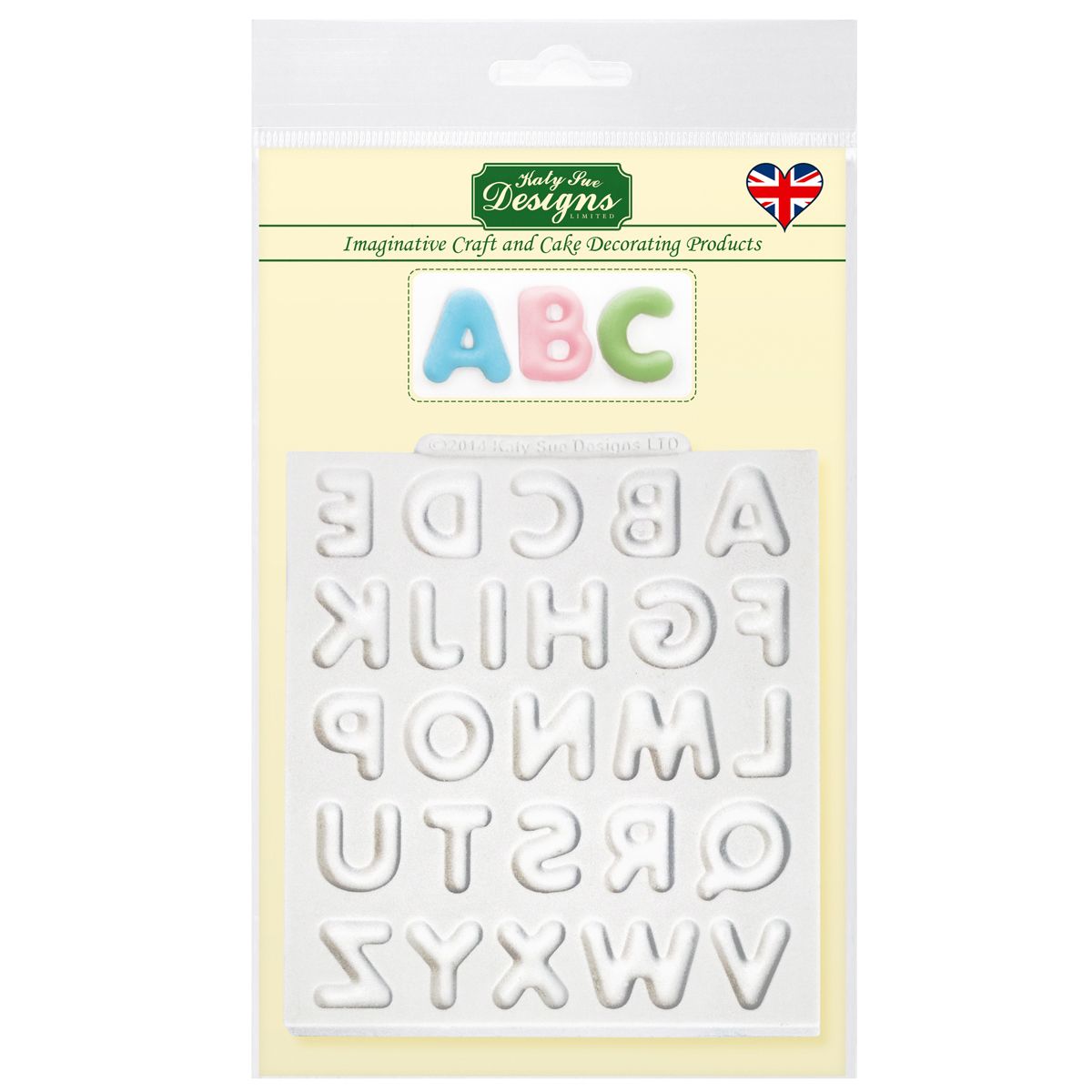 Forma Abeceda, DM18 Katy Sue Mould Domed Alphabet