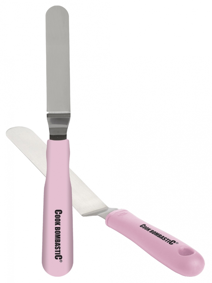 Cukrárska špachtľa s ohybom 22cm, nerez