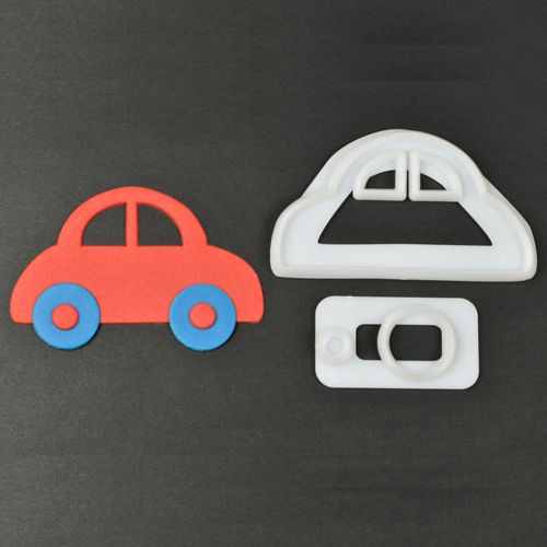 Vypichovač autíčko, FMM Cute Car Cutter Set