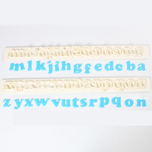Abeceda malá - FMM Alphabet Tappits Art Deco Lower Case, CUTALPAD2