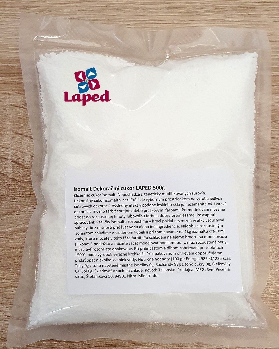 Isomalt Dekoračný cukor LAPED 500g