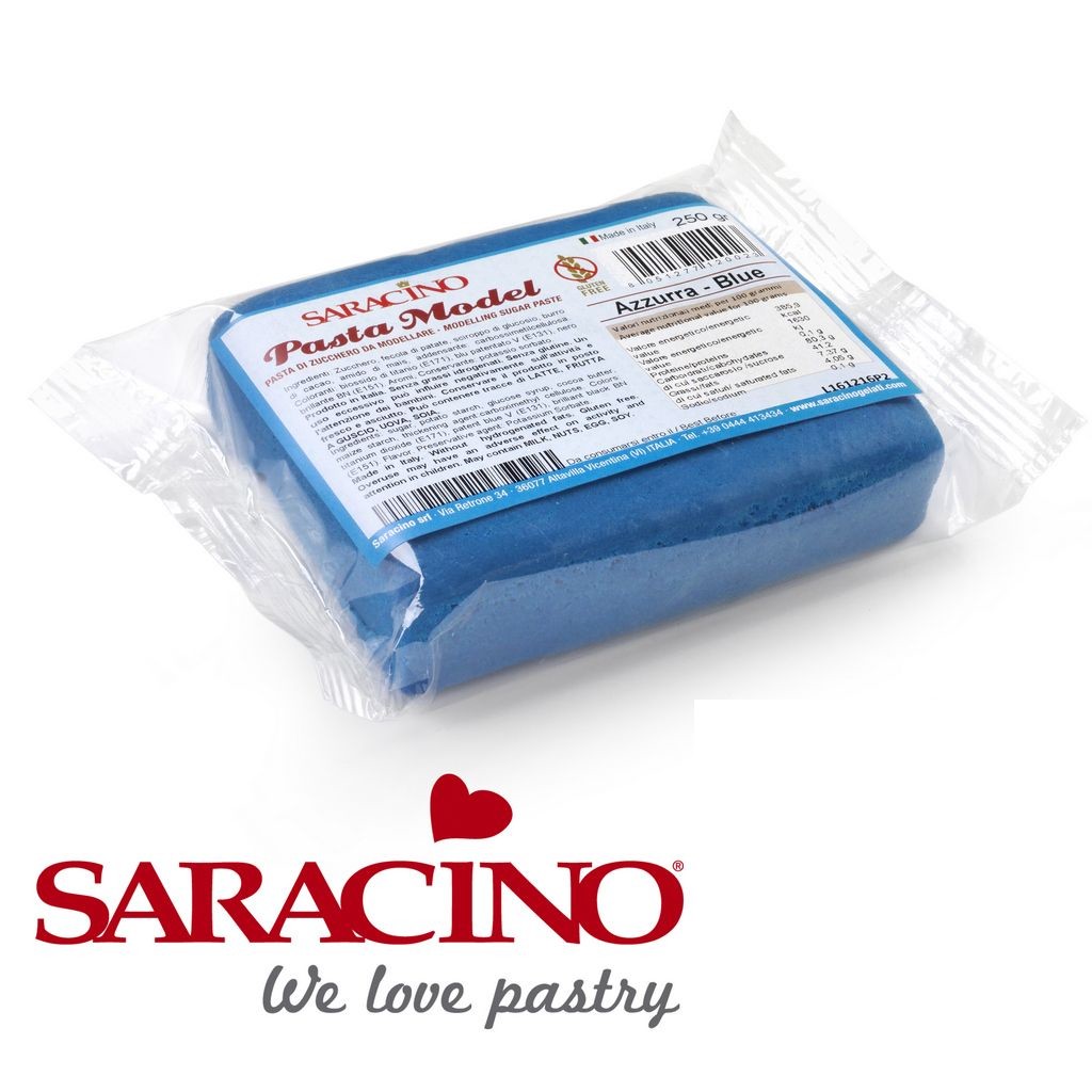 Modelovacia hmota Saracino Tmavo modrá (Blue) 250g 