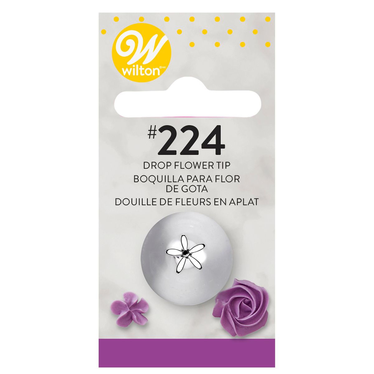 Špička Wilton Drop Flower č. 224