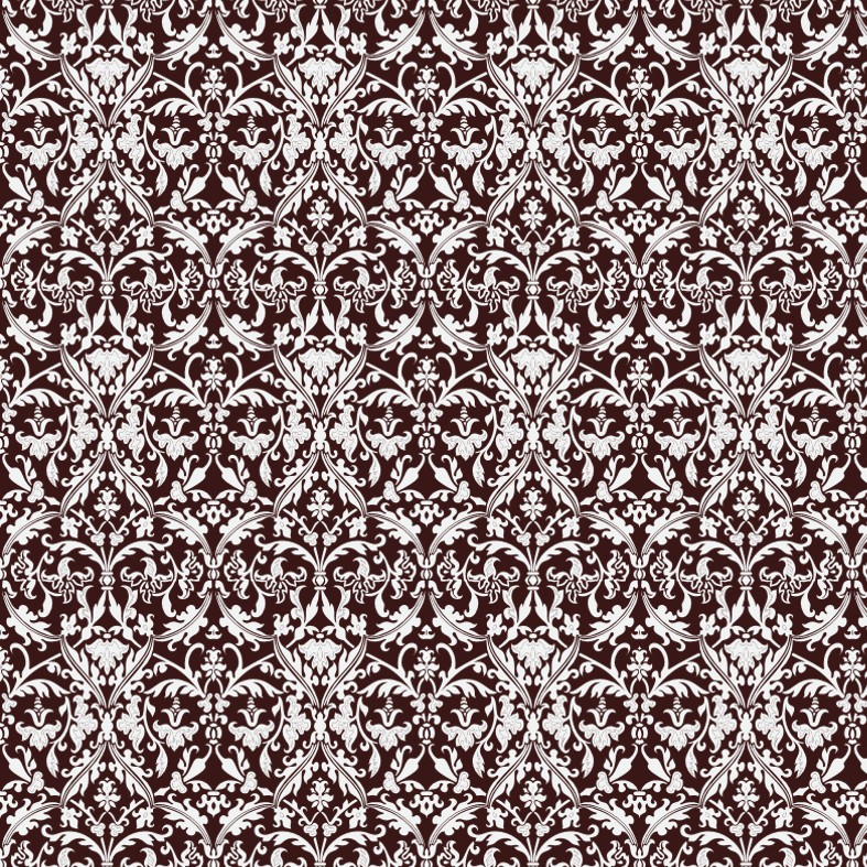 Čokotransfer Barok biely TRA014-OWI (46056), 1ks, 30x40  