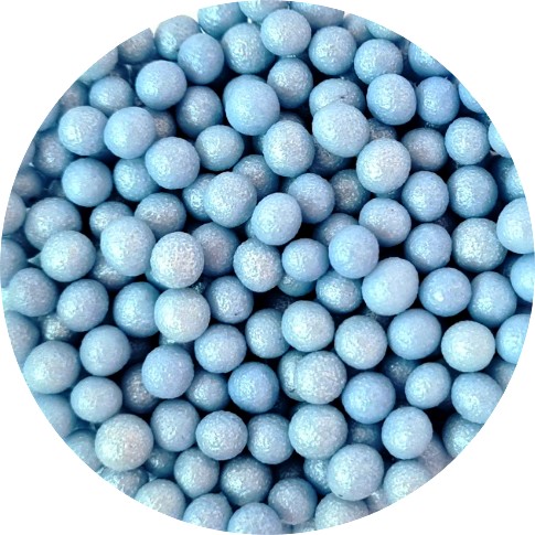 Cukrové perličky modré 40g - 097221 / Perličky pastelové