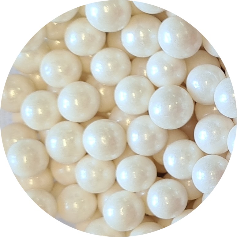SIXLET perly biele perleťové 8mm 50g