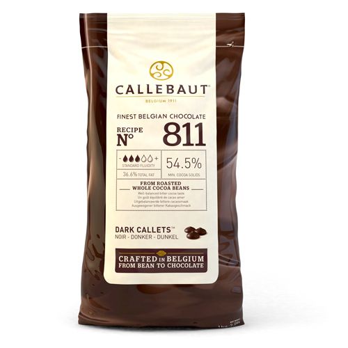 Horká čokoláda 54,5 % (811), 1kg, Callebaut