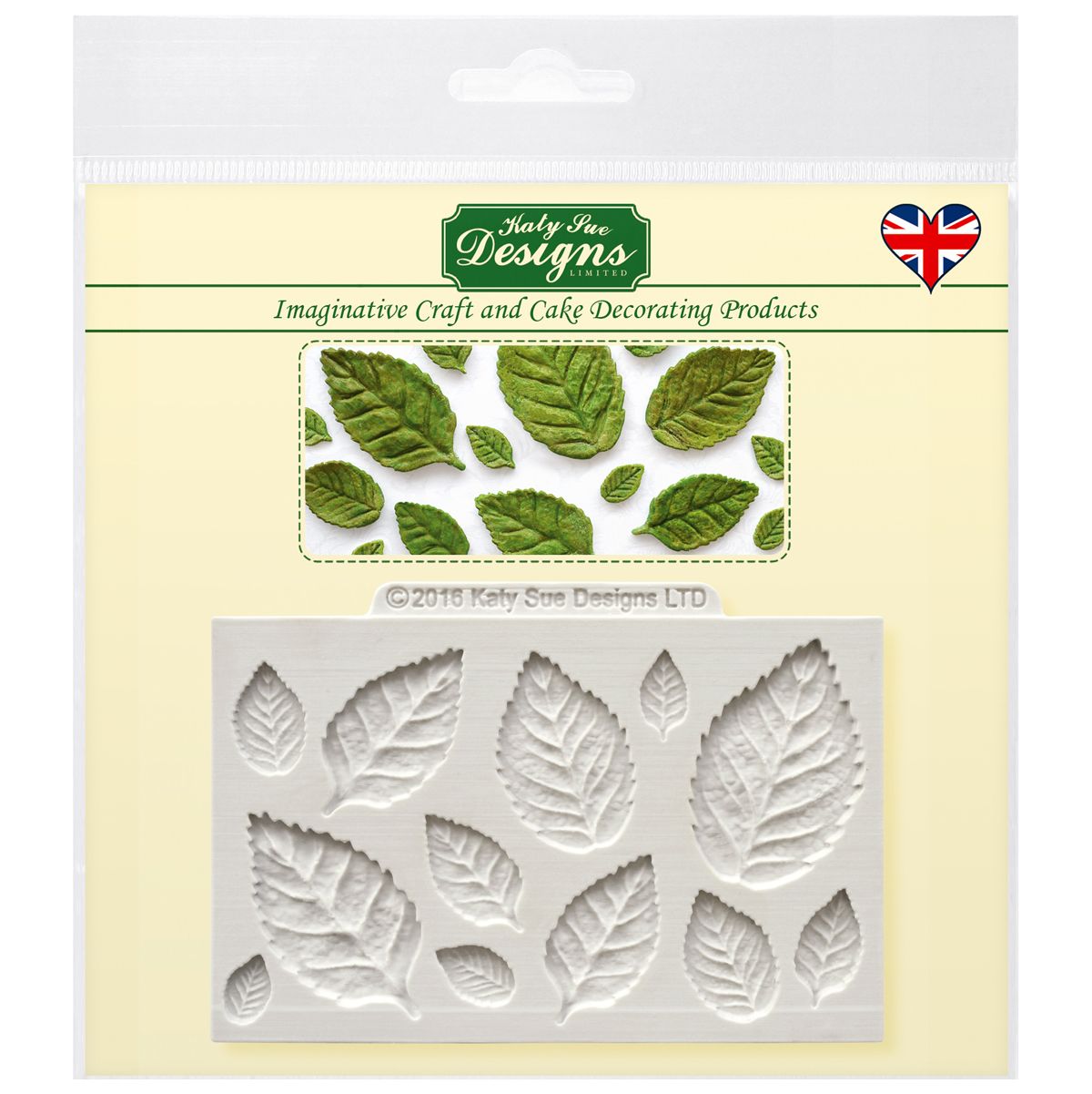 Forma listy ruže, CE0050, Katy Sue Mould Rose Leaves