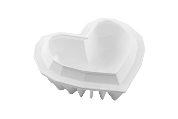 Silikónová forma 3D geometrické srdce Amore Origami, Silikomart, SP30366
