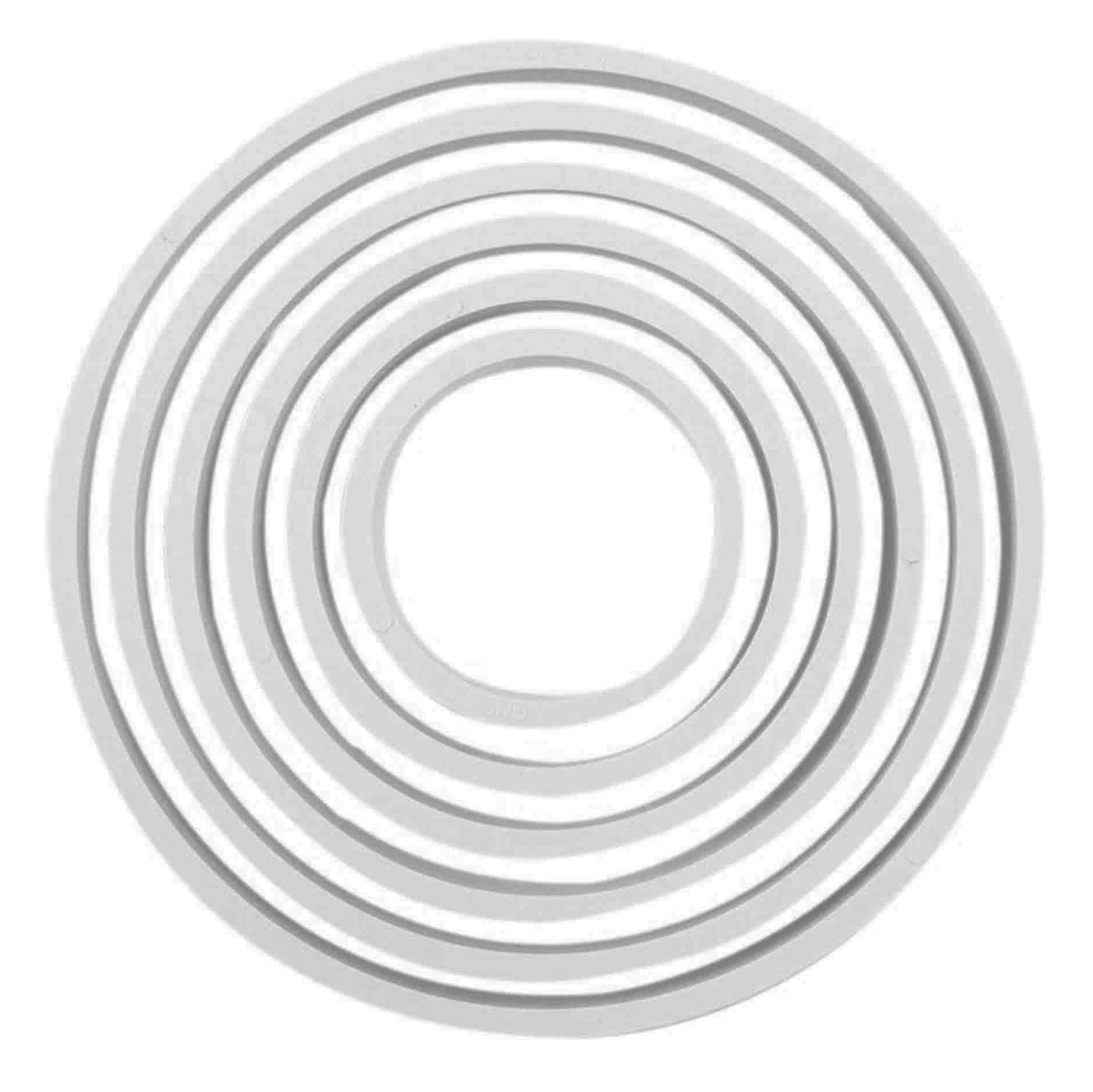Plastová vykrajovačka Kruhy, 6ks, PME Plastic Cutter Circle, PNR5