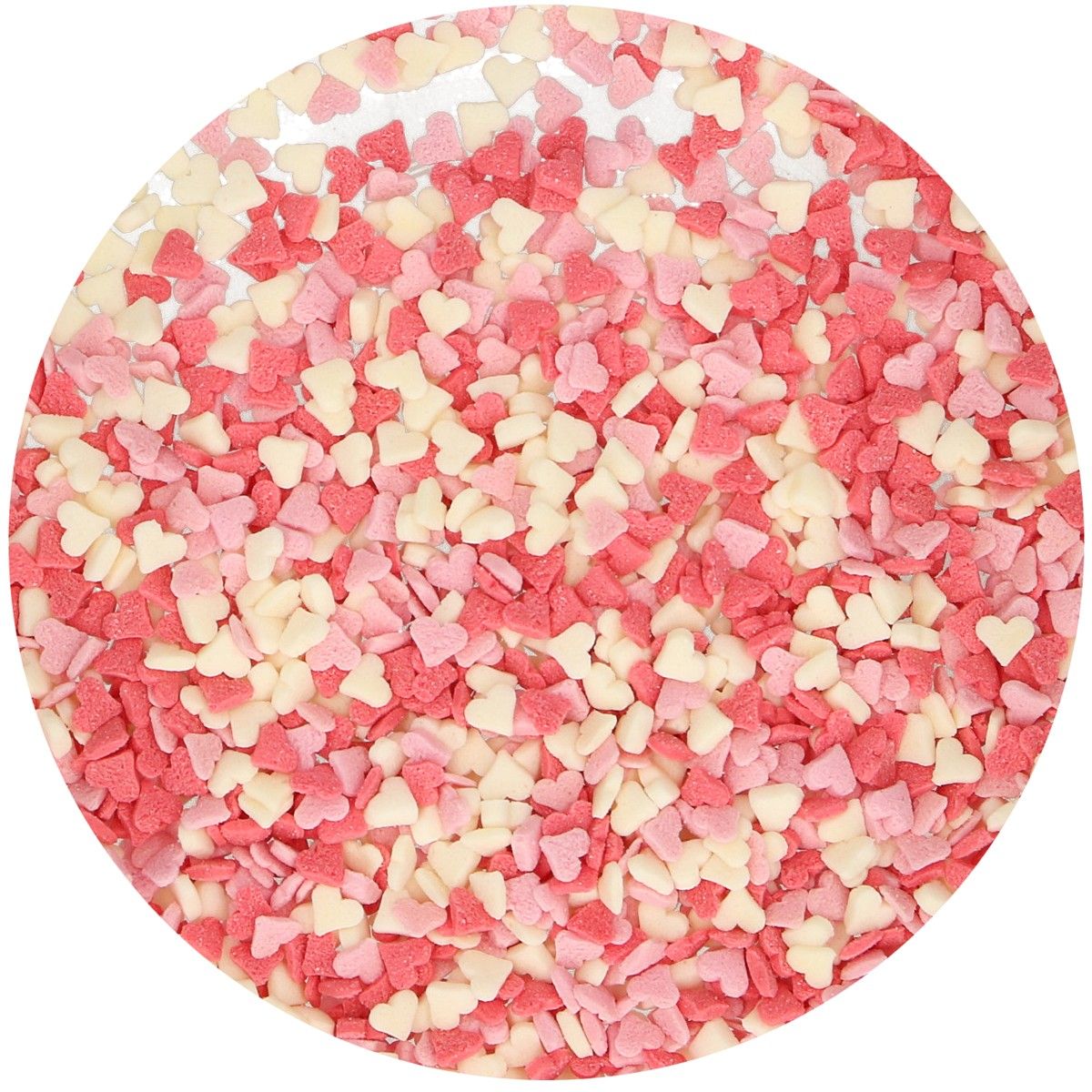 Posyp Fun Cakes - Mini srdiečka 60g, Mini Hearts Pink-White-Red, F52065