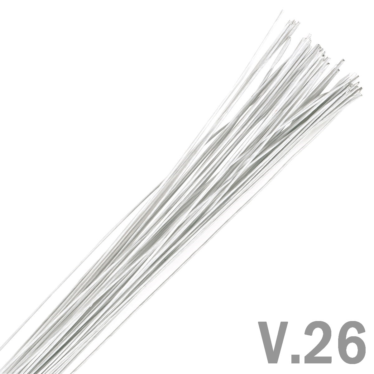 Aranžérsky drôtik biely v.26 (0,46mm), 50ks, L.36cm, 1386W, Culpitt