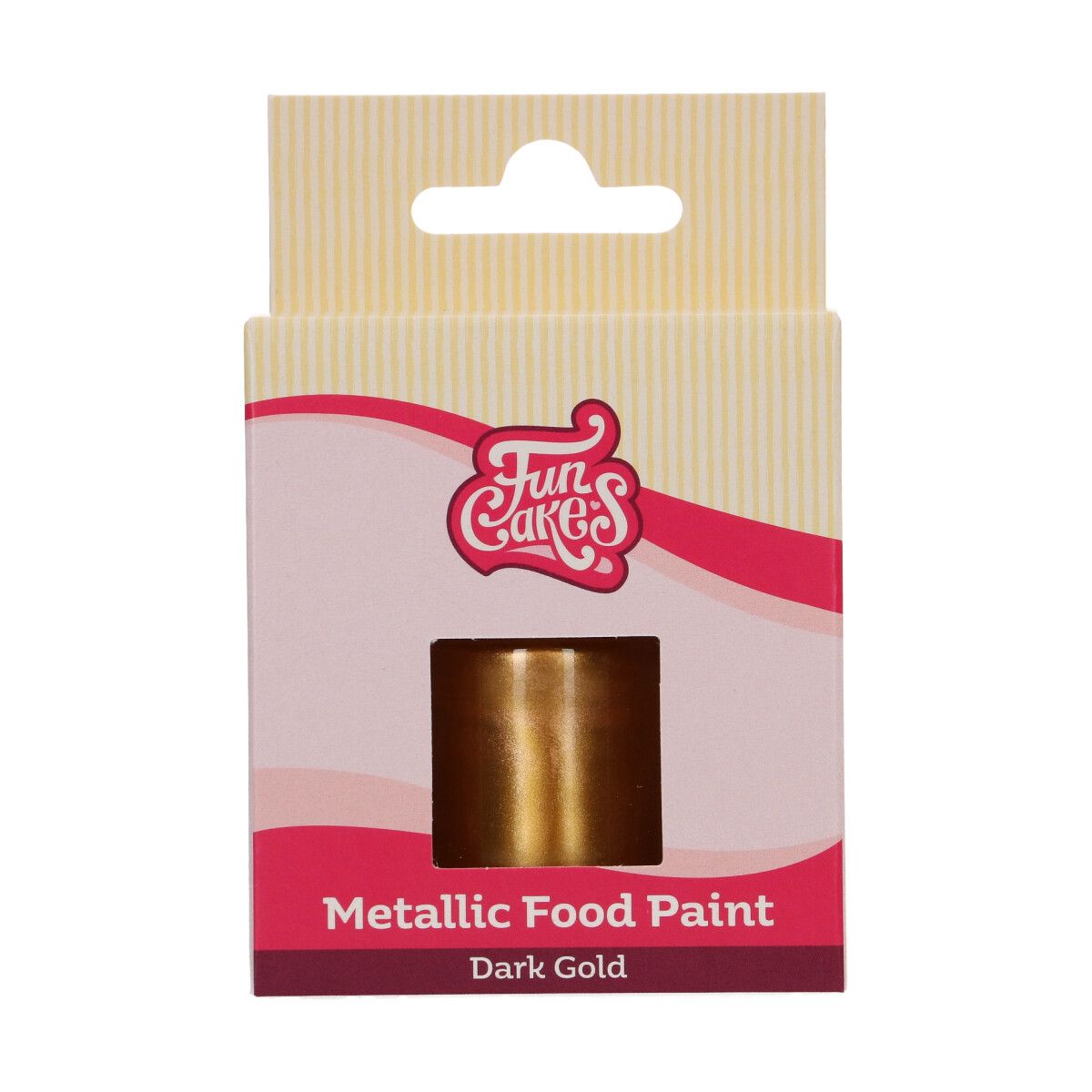 Metalická potravinárska farba Dark Gold 30 ml, FunCakes, F45185
