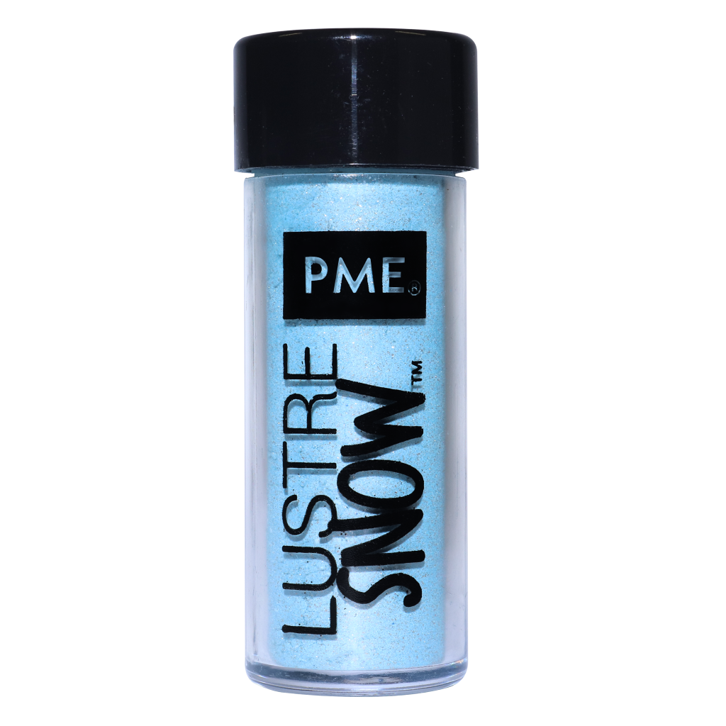 Jedlý lesklý prach Modrý (blue) 10g, PME SW56, Edible Lustre Snow