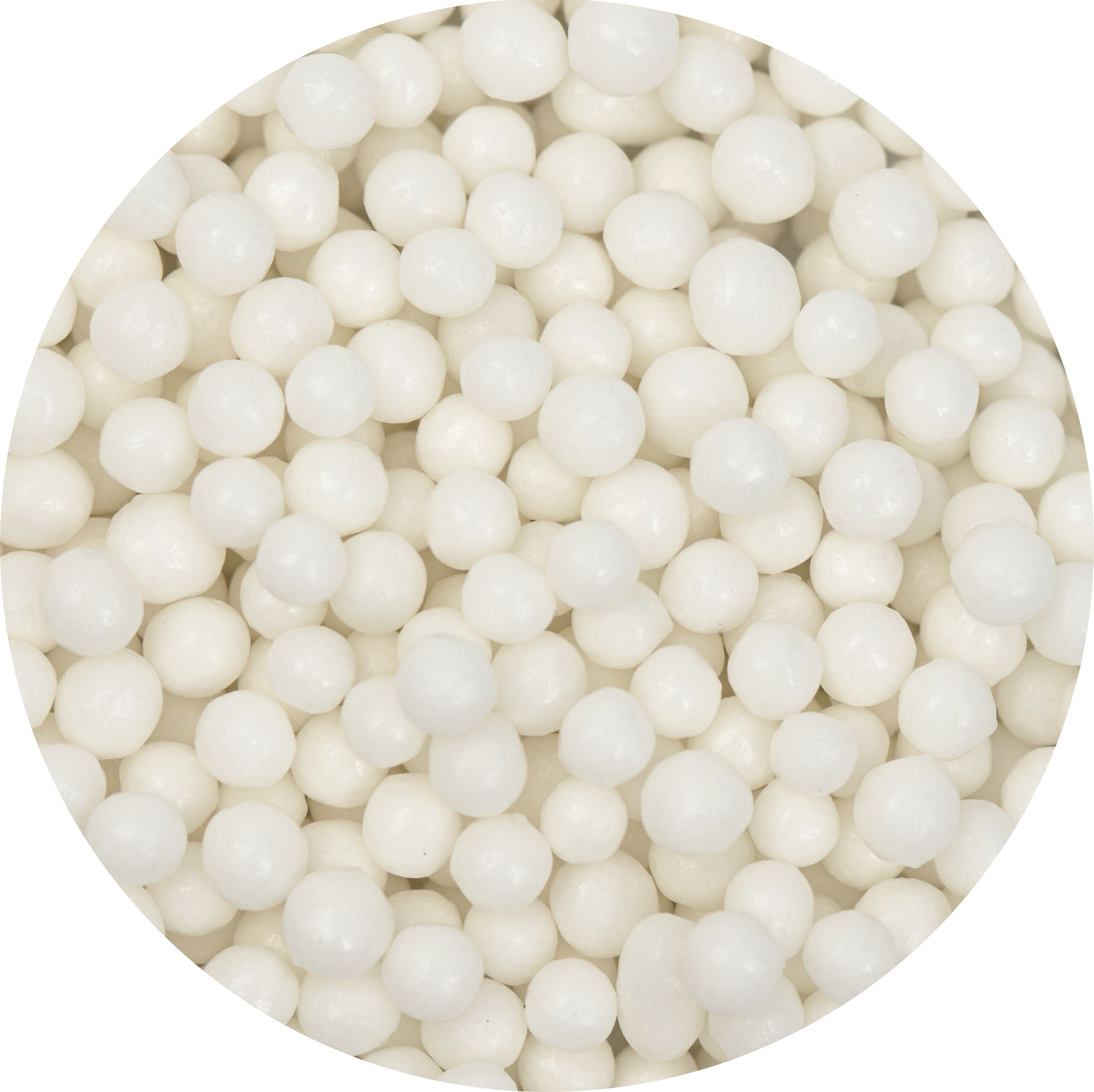 Posyp biely 3mm, 86g, PME, SKKN201