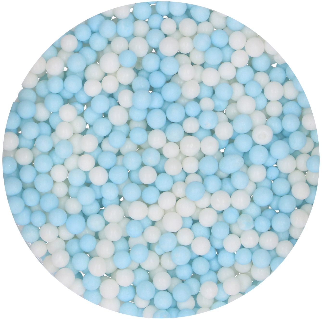 Posyp Fun Cakes - Soft 5mm Medium Blue/White 70g, F52930