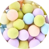 Perly obrie multicolor čokoládové 40g - 190153.31050