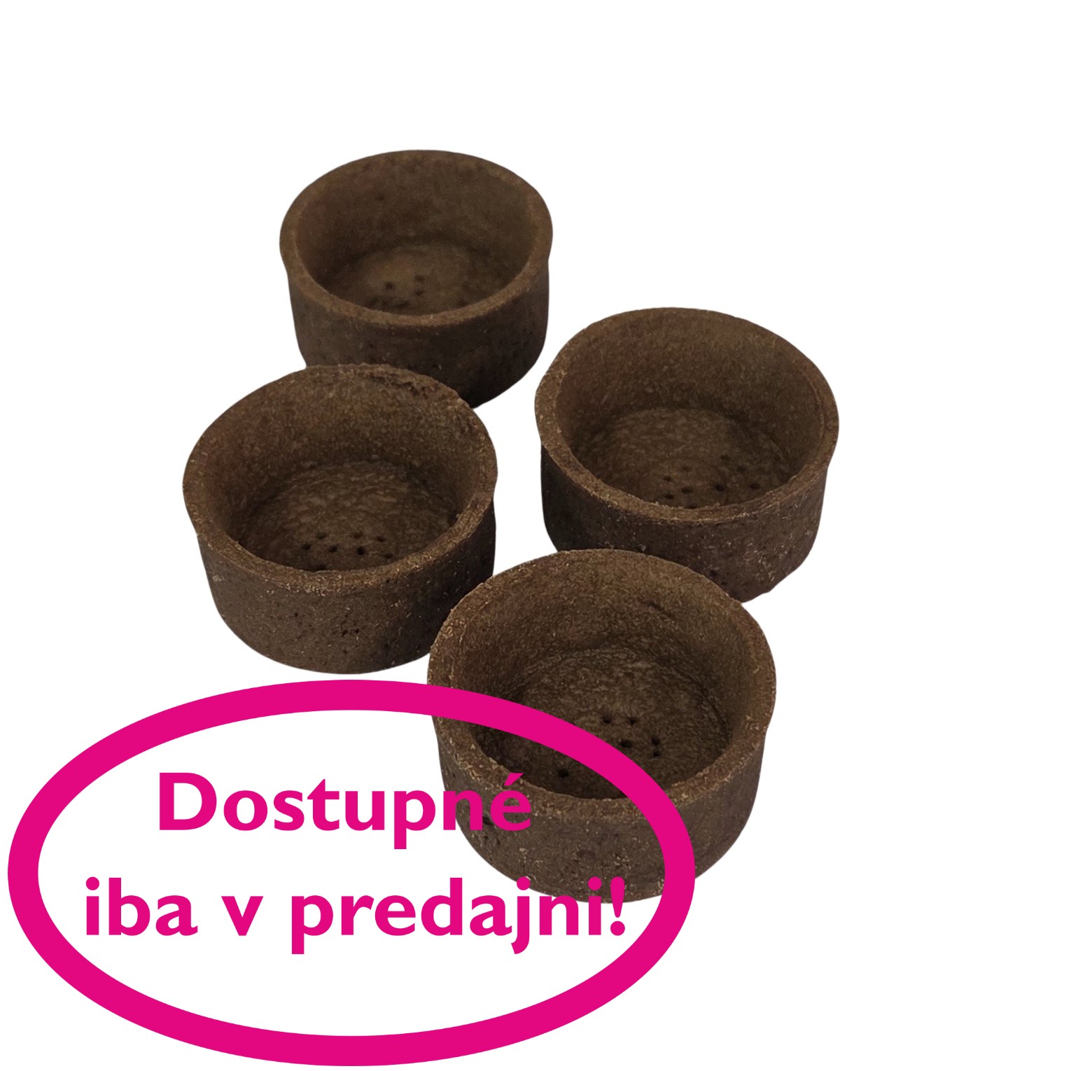Tartaletka kakaová okrúhla pr. 43mm, 10ks