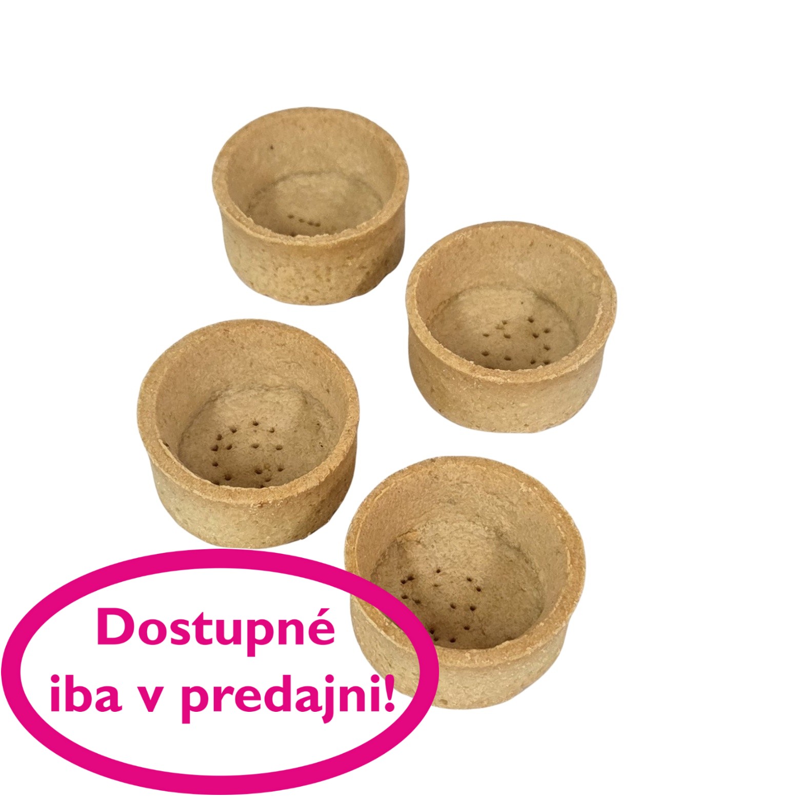 Tartaletka svetlá okrúhla pr. 43mm, 10ks