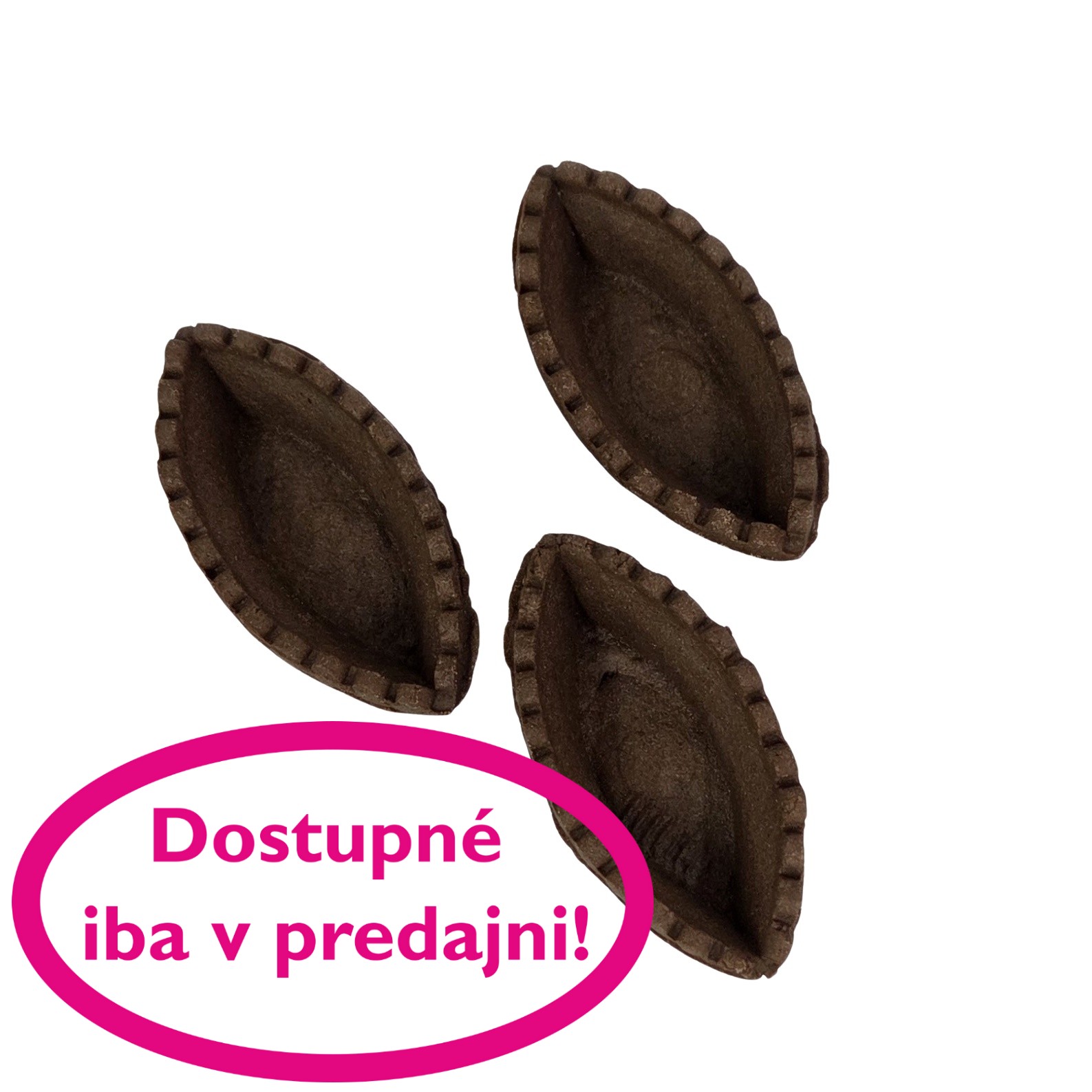 Tartaletka loďka kakaová 67mm, 9ks
