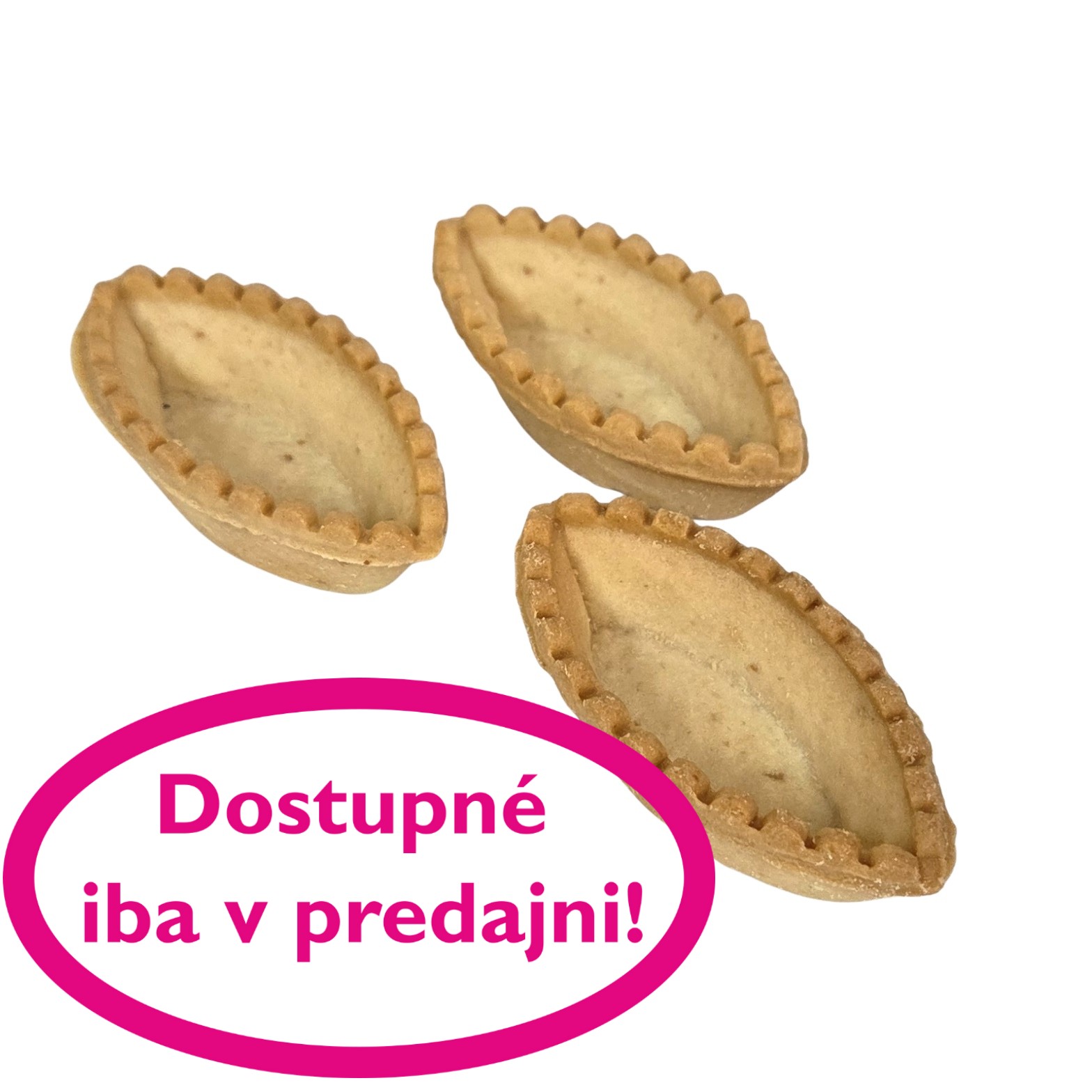Tartaletka loďka svetlá 67mm, 9ks