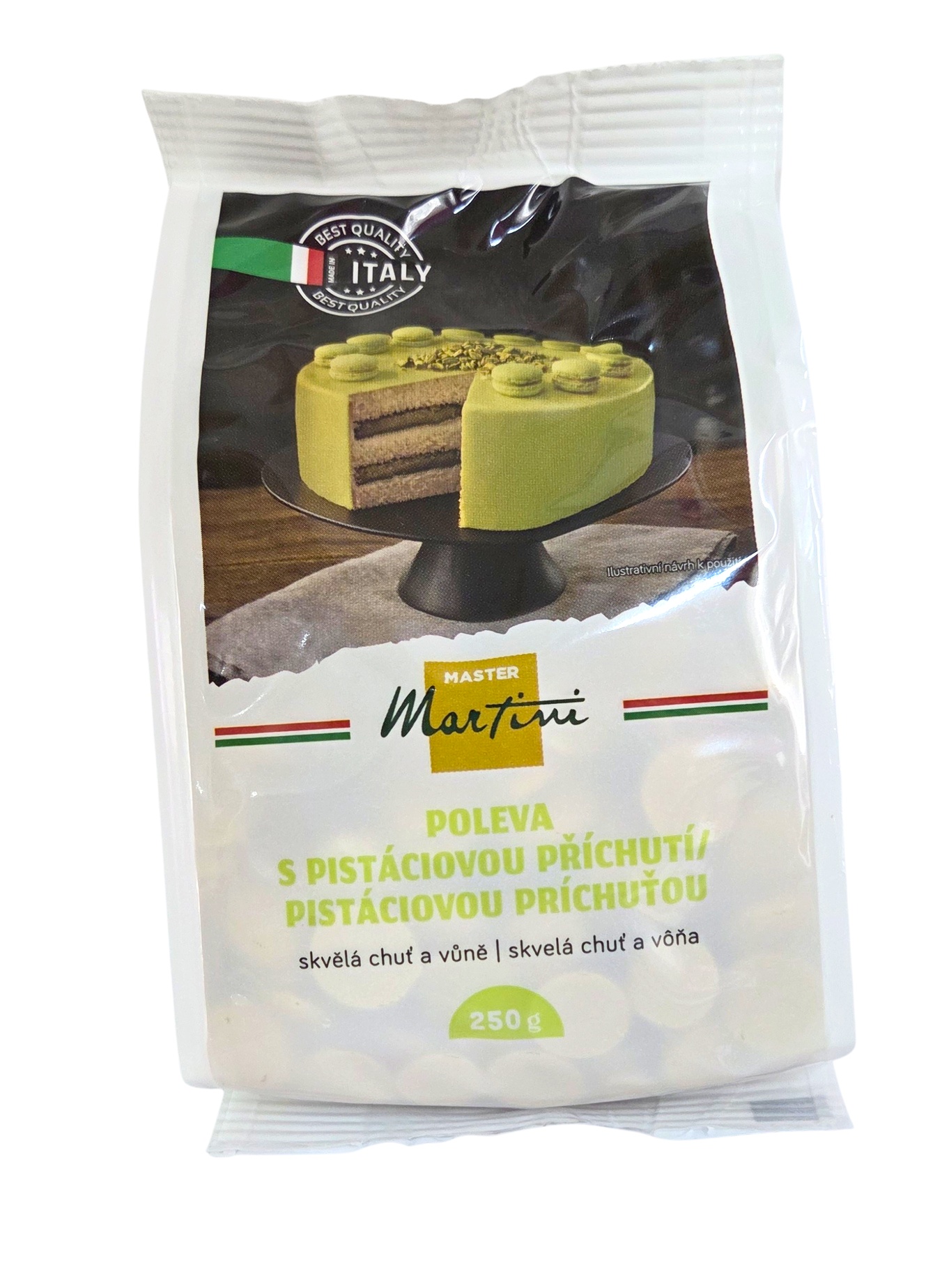 Poleva pistáciová 250g Master Martini
