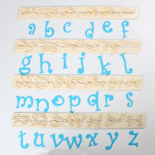 Funky Alphabet  Lower - Veselá abeceda malá, 3cm, FMM, CUTFUNKLC